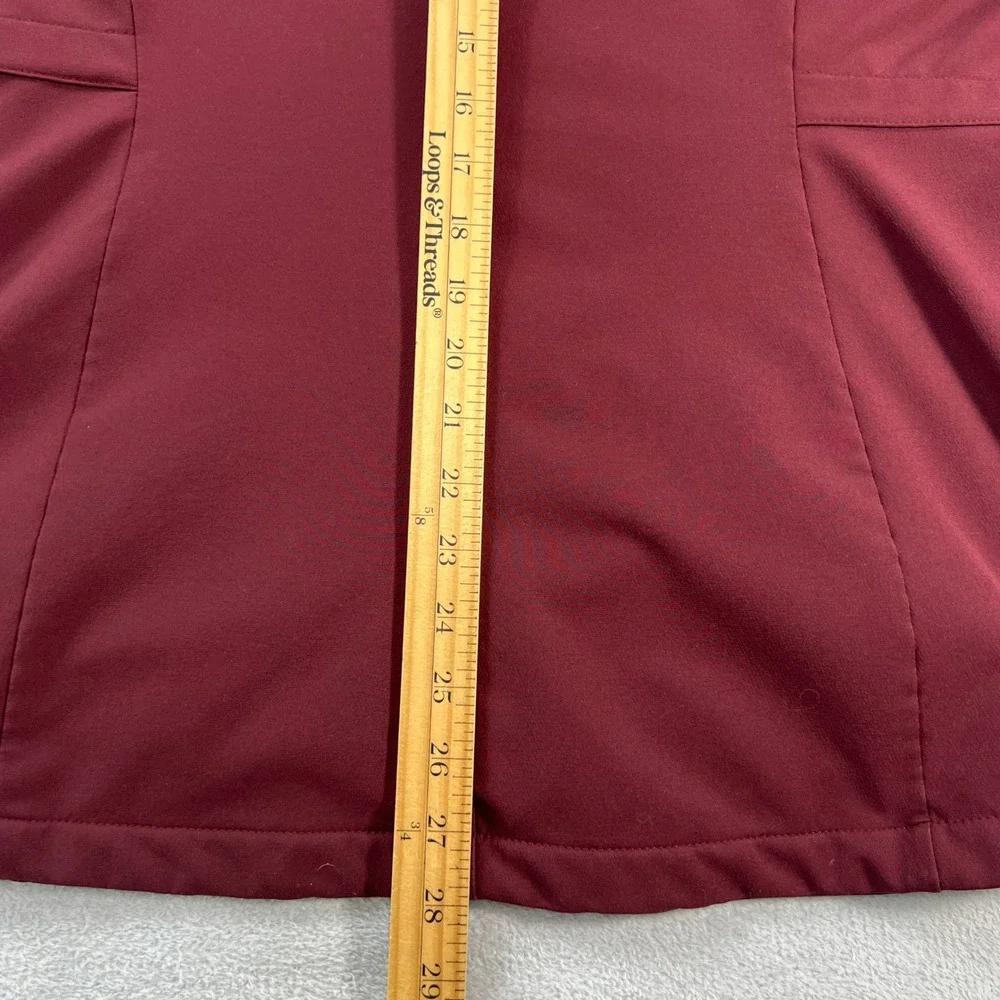 The North Face Shelbe Raschel Hooded Jacket Women's XL Burgundy Fleece Softshell - Picture 9 of 9